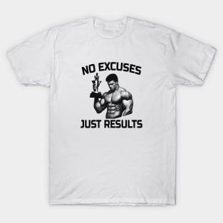 No Excuses, Just Results T-Shirt